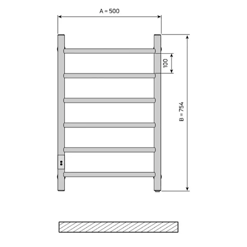 Handdukstork Purmo LVI Skala 0805