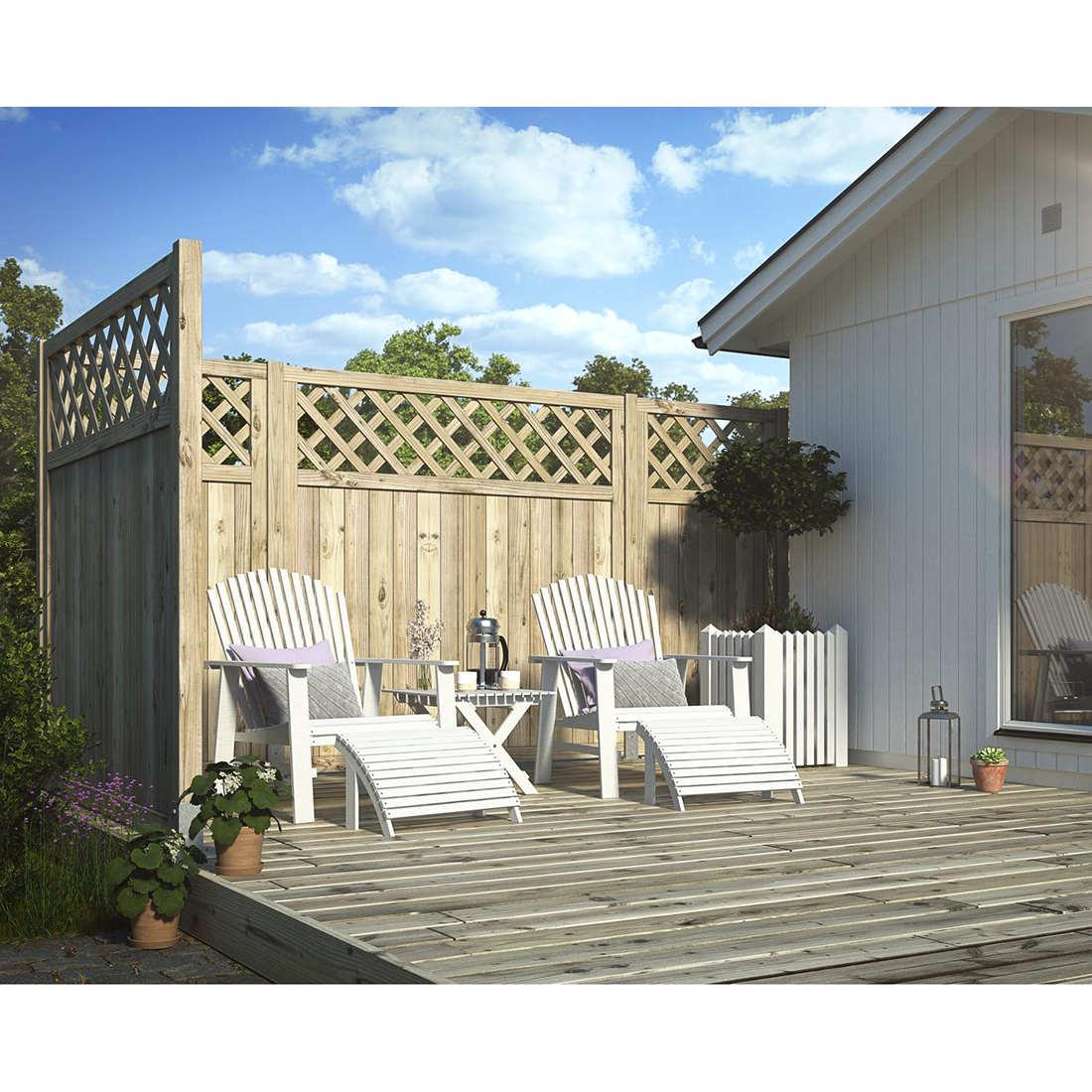 Skärm Jabo Classic Syren