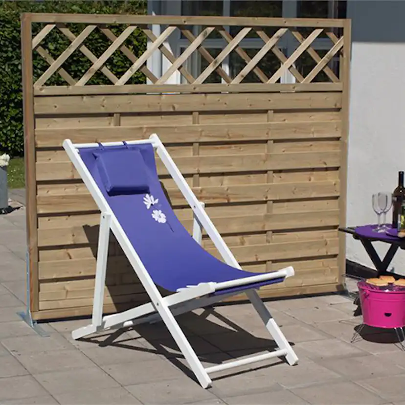 Skärm PLUS Bergen 180x150 cm Dekor Tryckimpregnerad