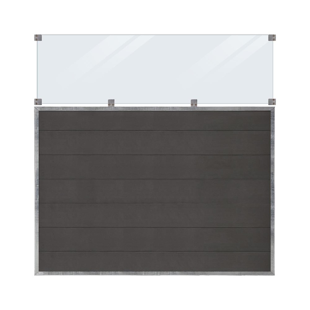 Skärm PLUS Futura med Glas 180x180