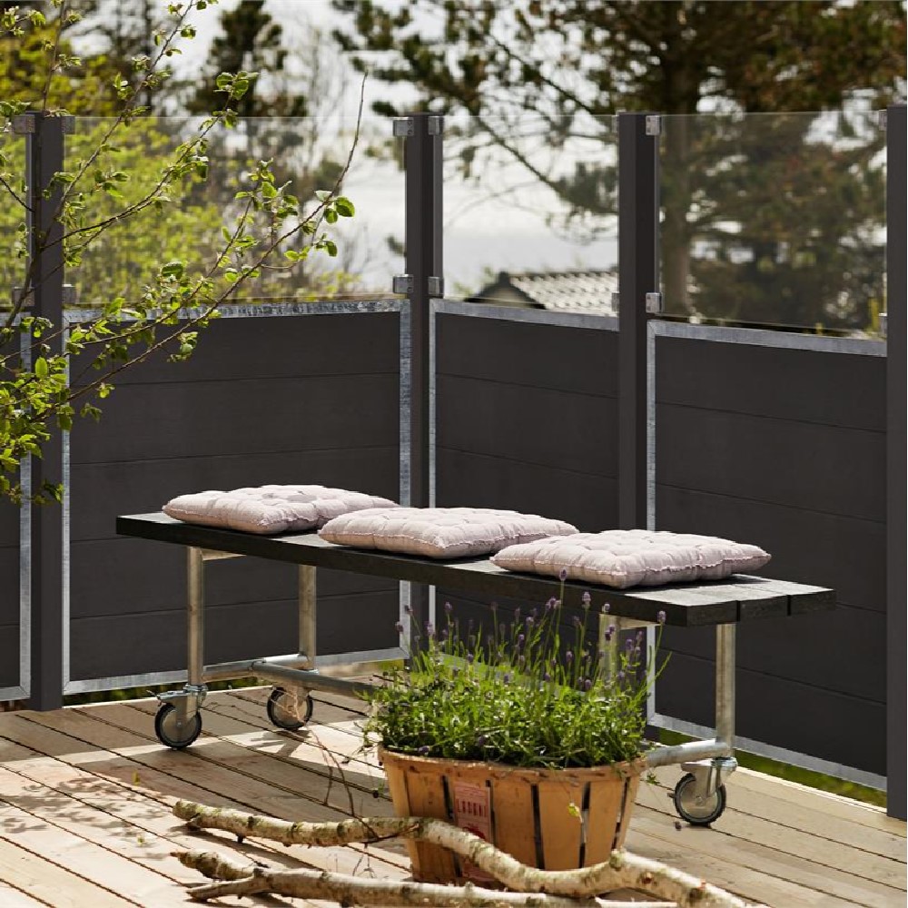 Skärm PLUS Futura med Glas 90x180