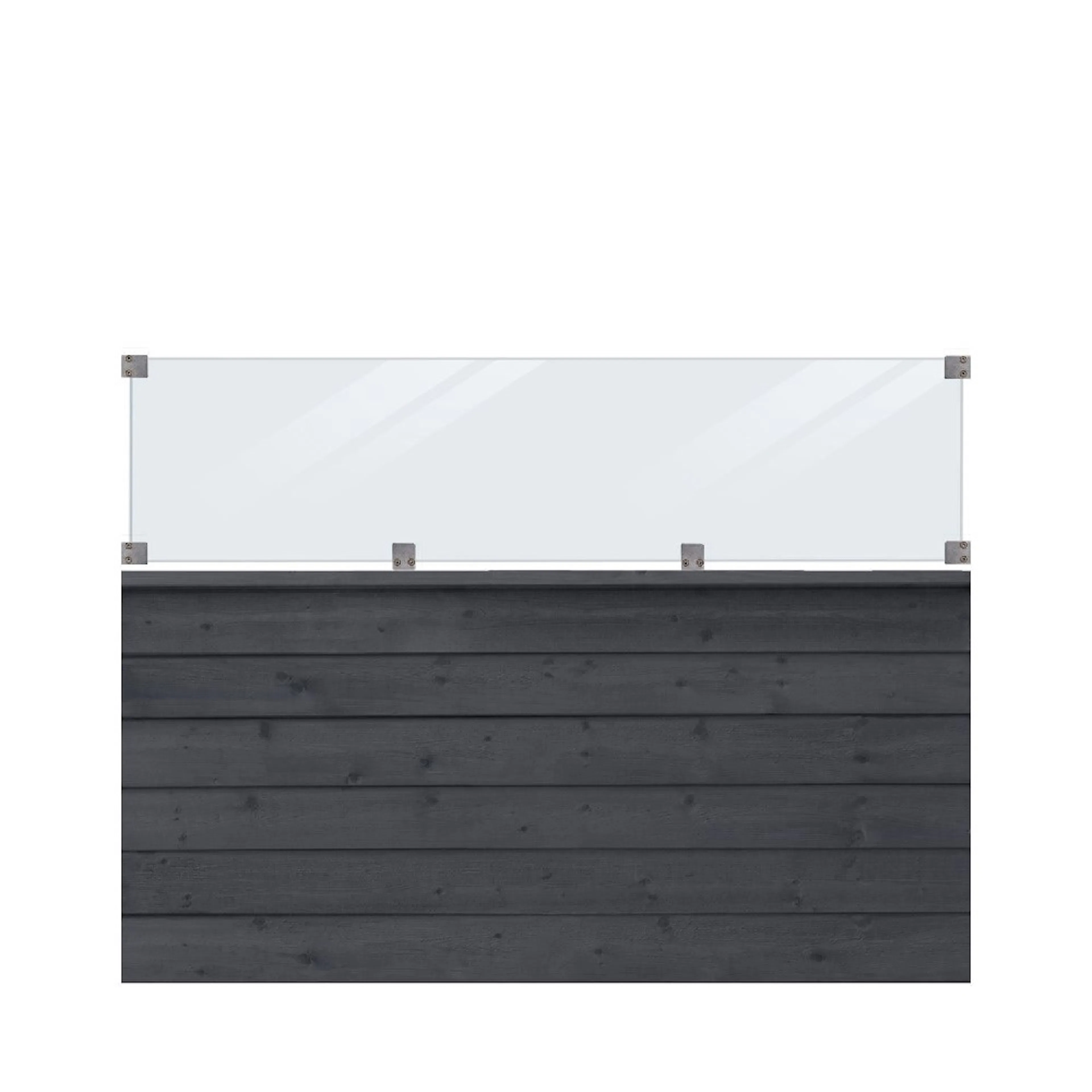 Skärm PLUS Klink med Glas 174x125