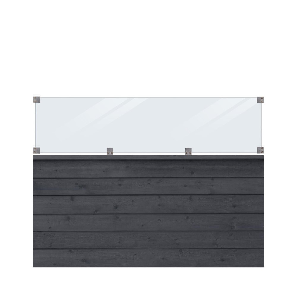 Skärm PLUS Klink med Glas 174x125