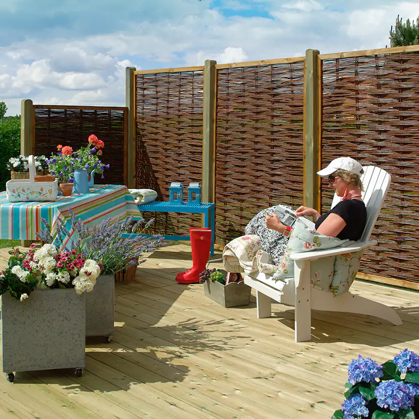 Skärm PLUS Pil Standard 120x100 cm