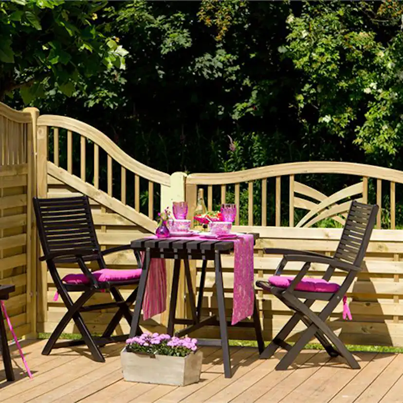 Skärm PLUS Rondo 90x142/104 cm Tryckimpregnerad