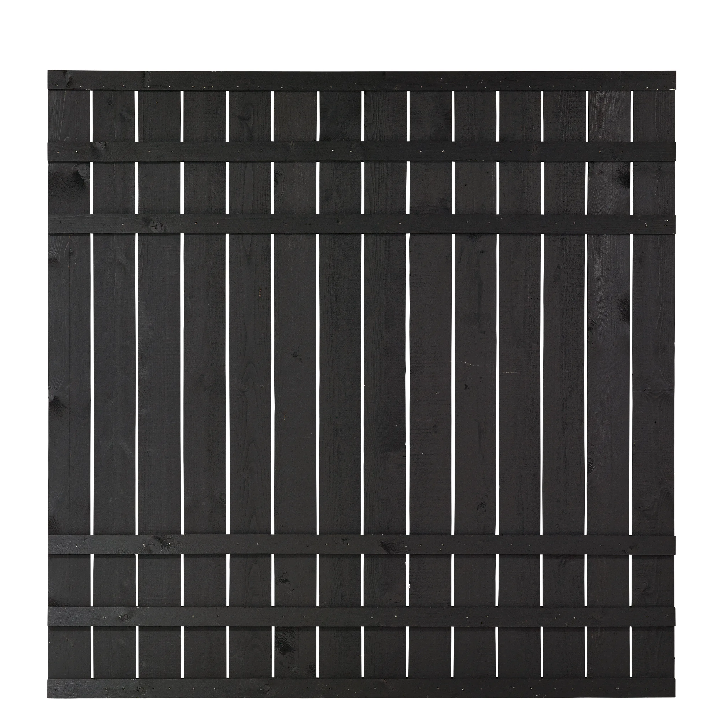 Skärm PLUS Rustik 180x180 cm Svart