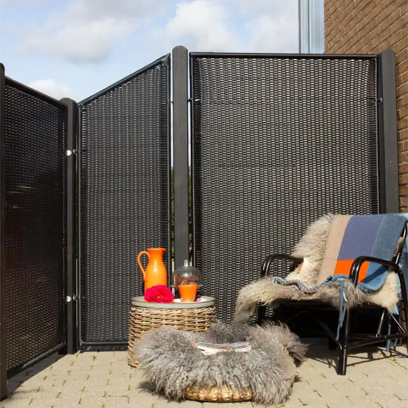 Skärm PLUS Trend 115x170 cm Svart