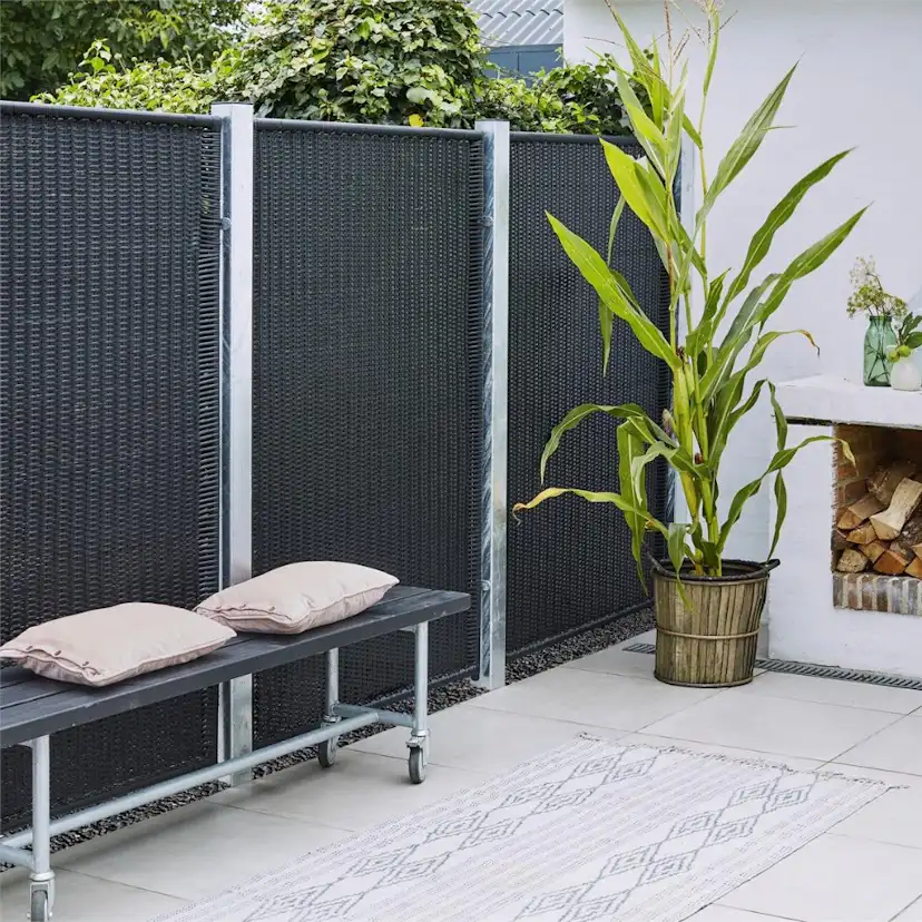 Skärm PLUS Trend 115x170 cm Svart