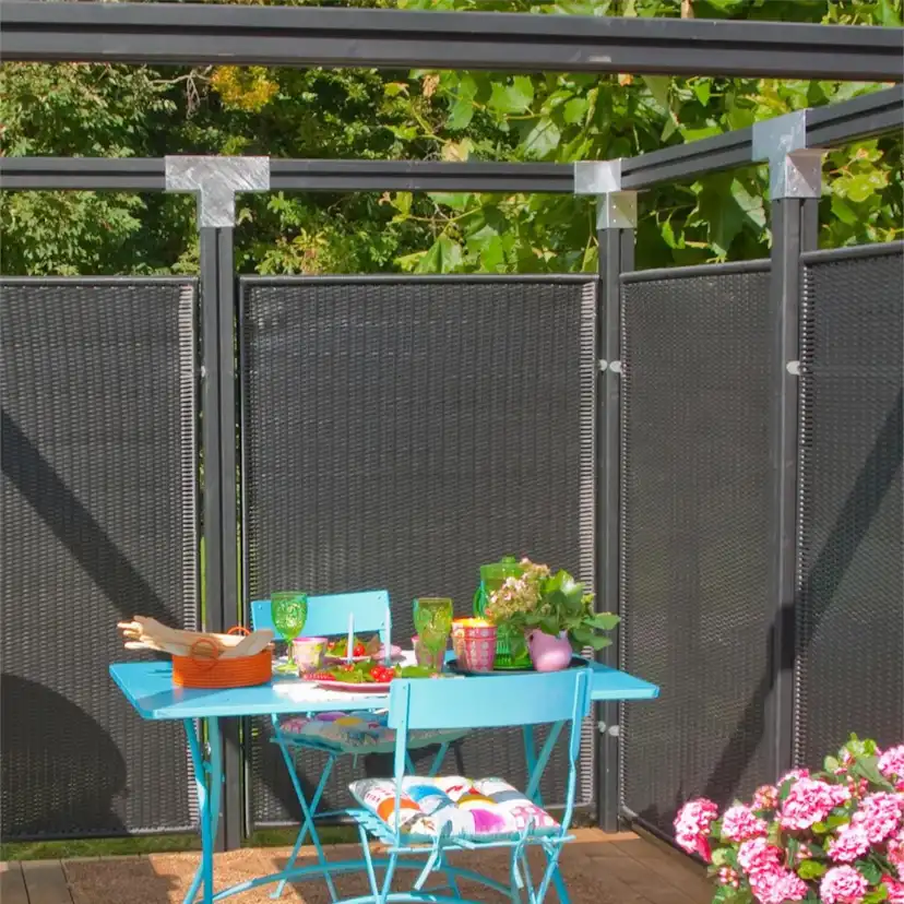 Skärm PLUS Trend 115x170 cm Svart