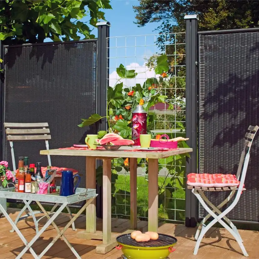 Skärm PLUS Trend 115x170 cm Svart