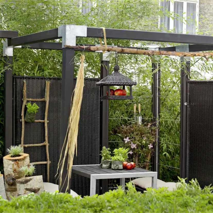 Skärm PLUS Trend 115x170 cm Svart