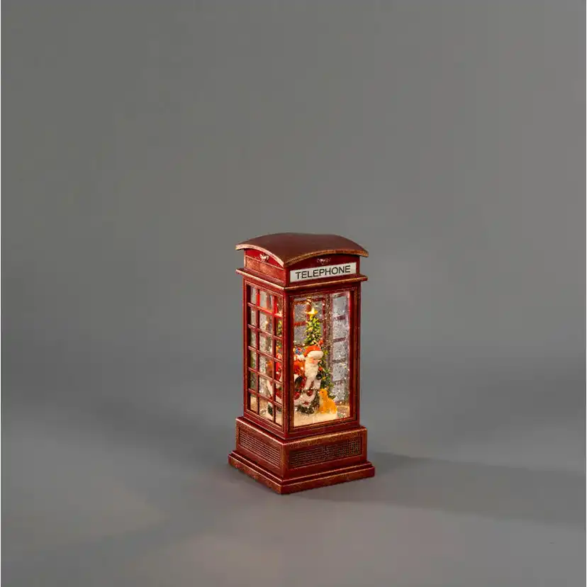 Snöglob Gnosjö Konstsmide Vattenfylld minilykta Telefonkiosk LED