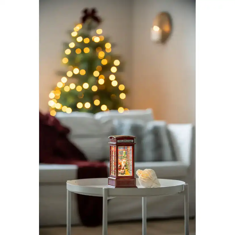 Snöglob Gnosjö Konstsmide Vattenfylld minilykta Telefonkiosk LED