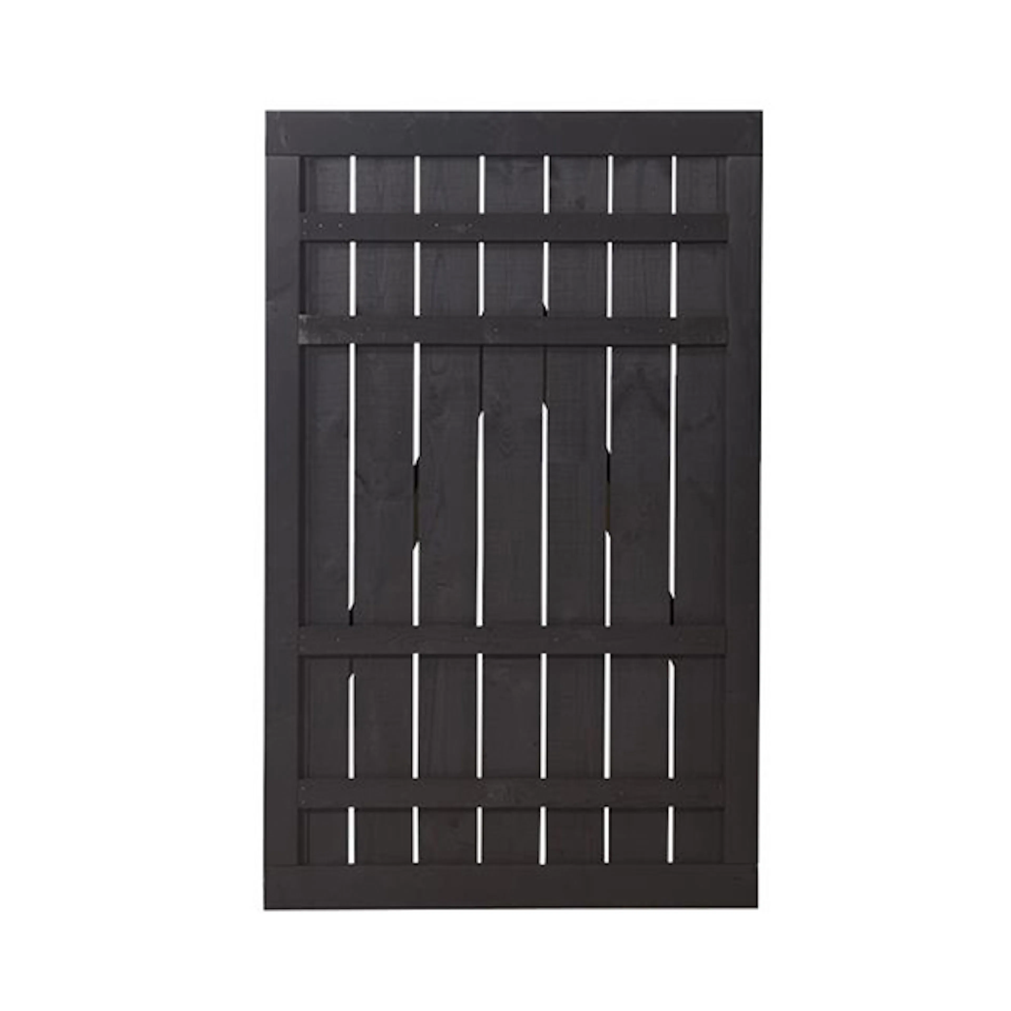 Skärmgrind PLUS Rustik 100x158 cm Svart