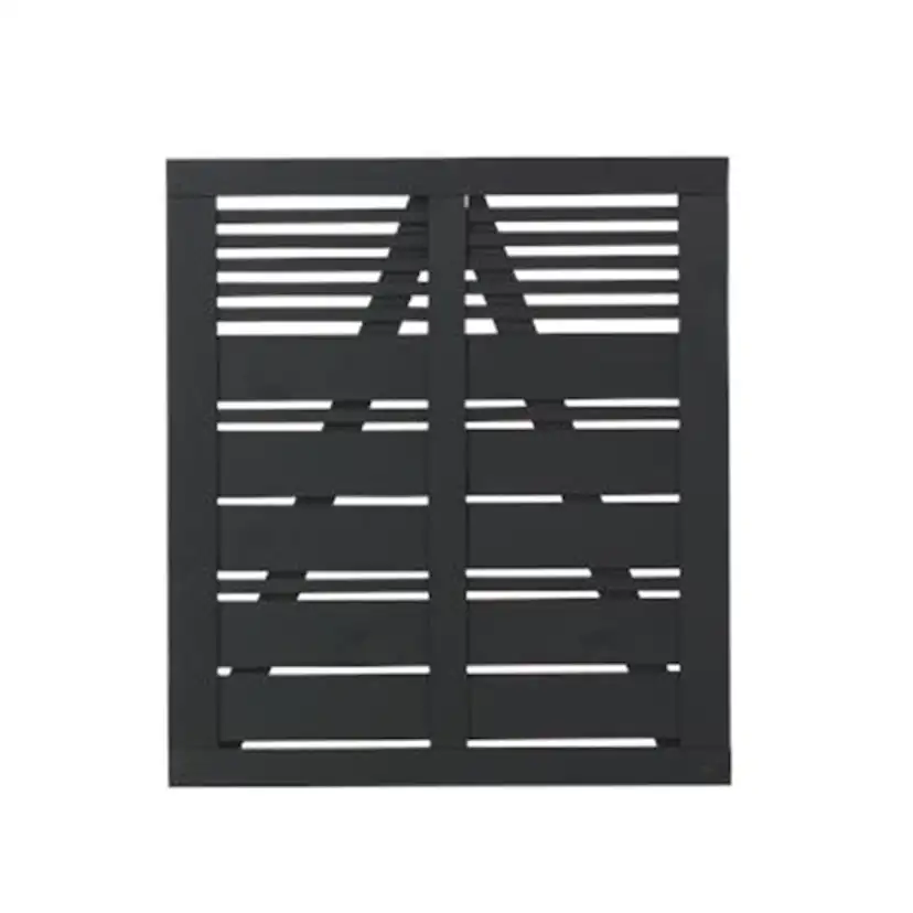 Skärmgrind PLUS Silence 100x110 cm Svart