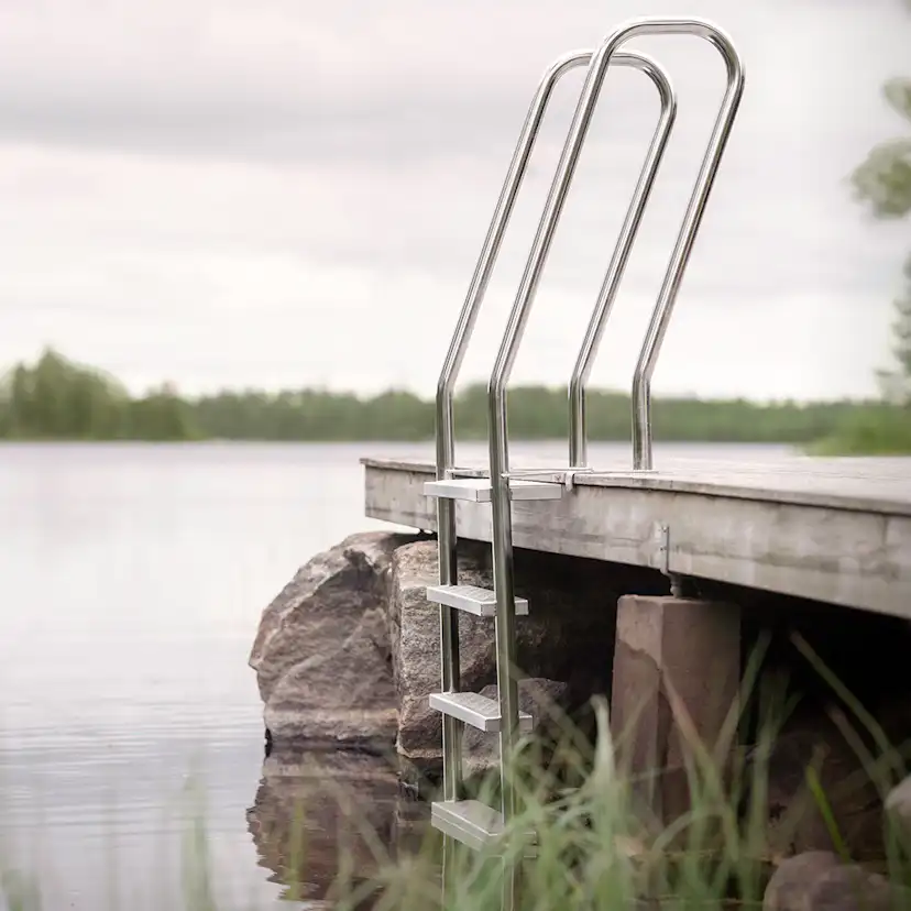 Bryggstege Skeppshultstegen Sandvik Rostfri