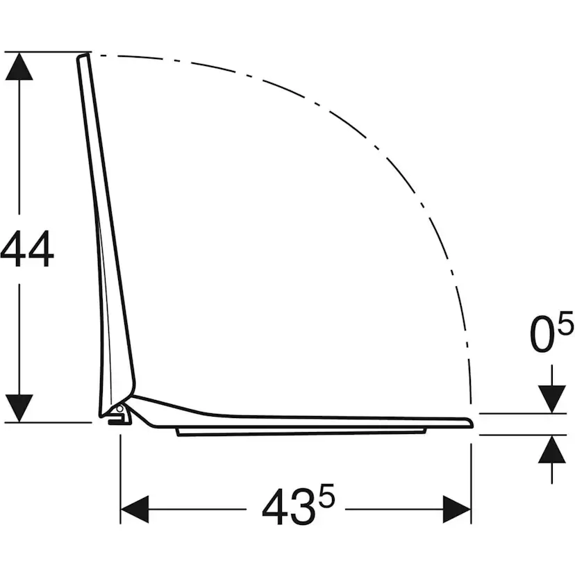 Toalettsits Ifö Spira 6250 Mjuksits till Classic/Modern/Style