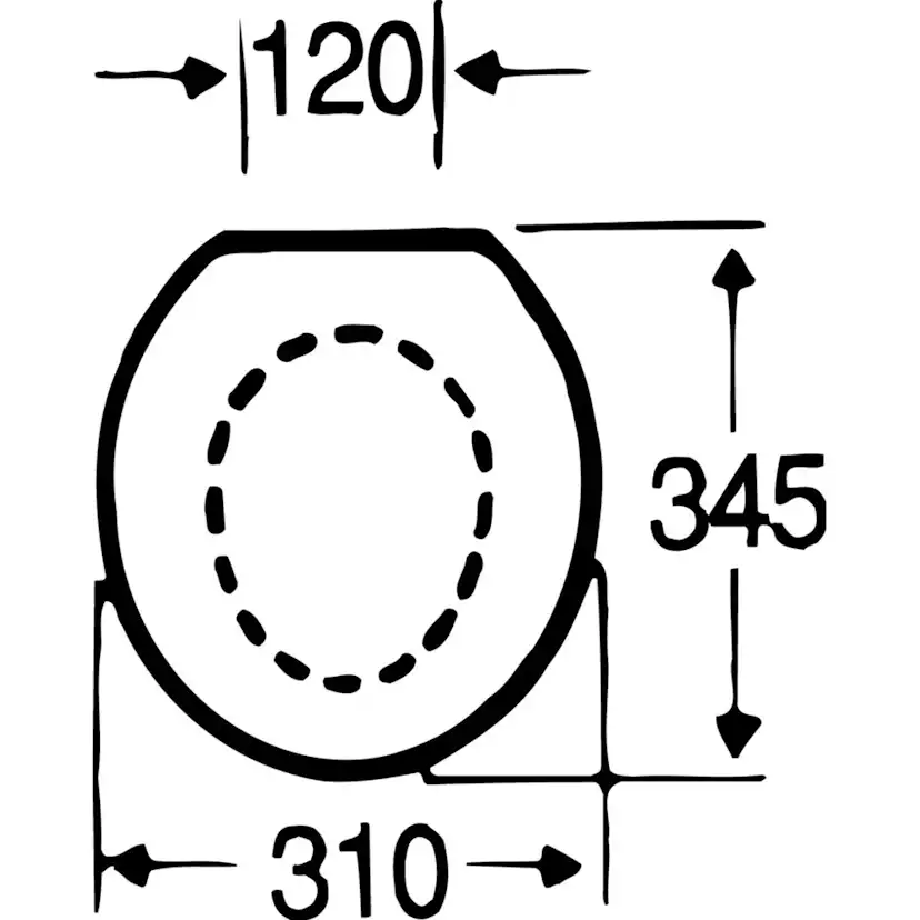 Toalettsits Gustavsberg med Lock till 305 Vit