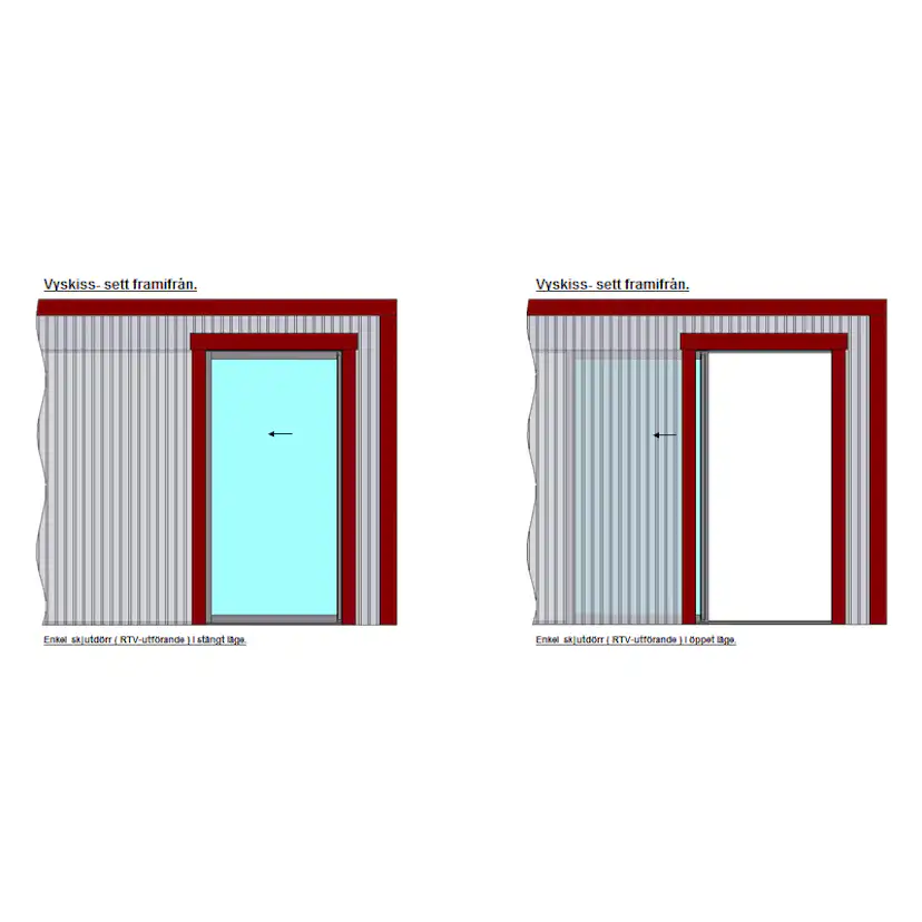 Skjutbart Dörrparti Novoroom Original 1 Del