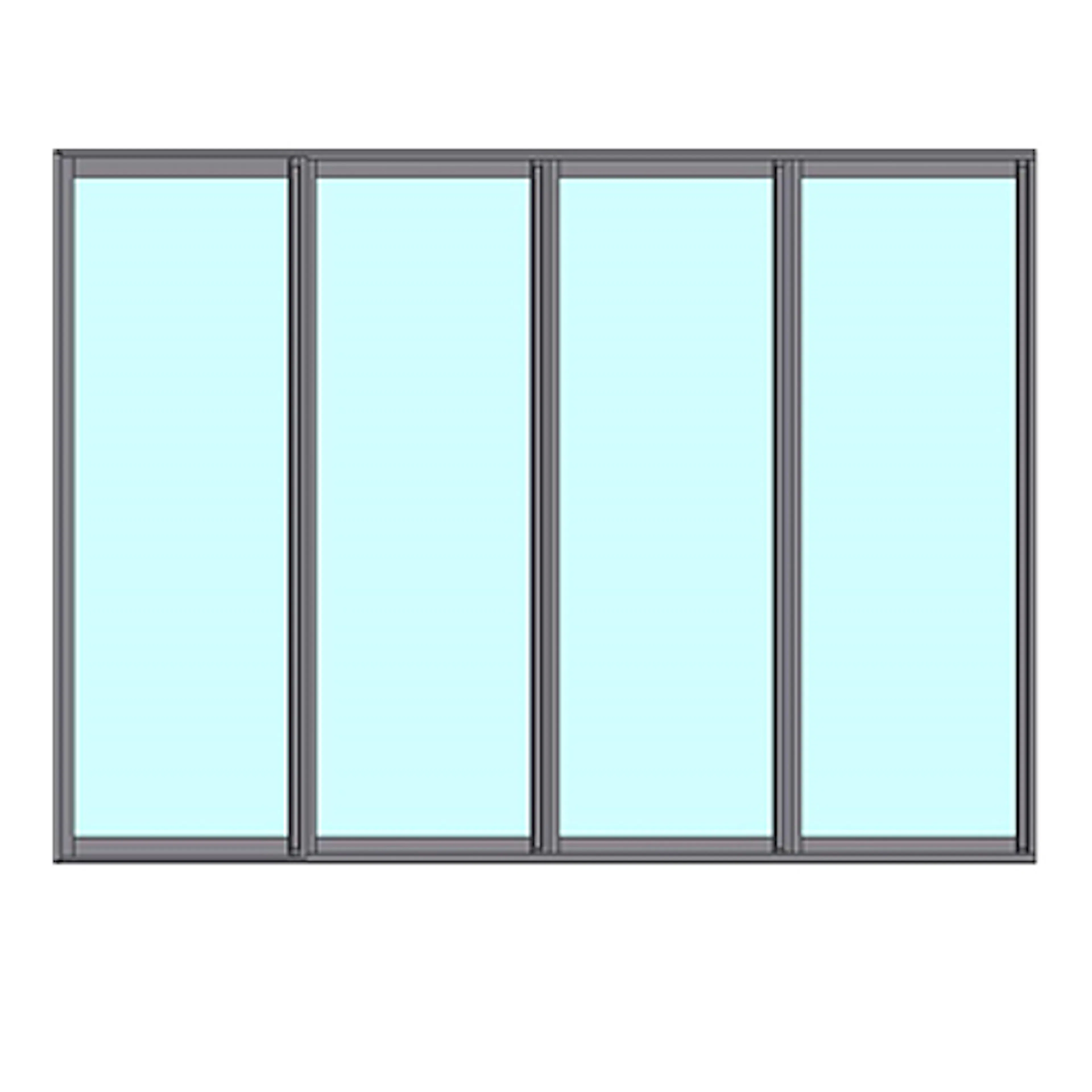 Skjutbart Dörrparti Novoroom Original 4-Delat