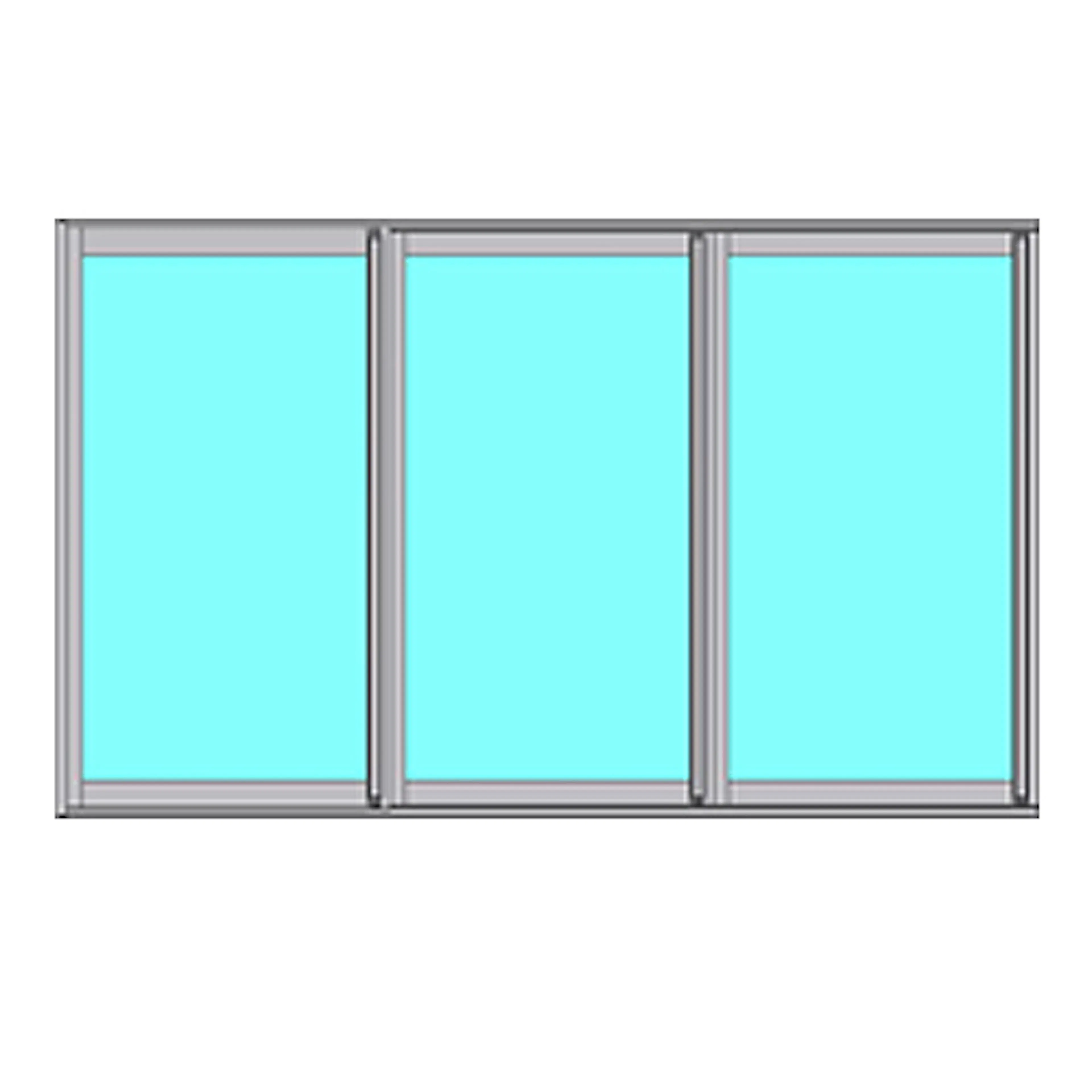 Skjutbart Fönsterparti Novoroom Original 3-Delat