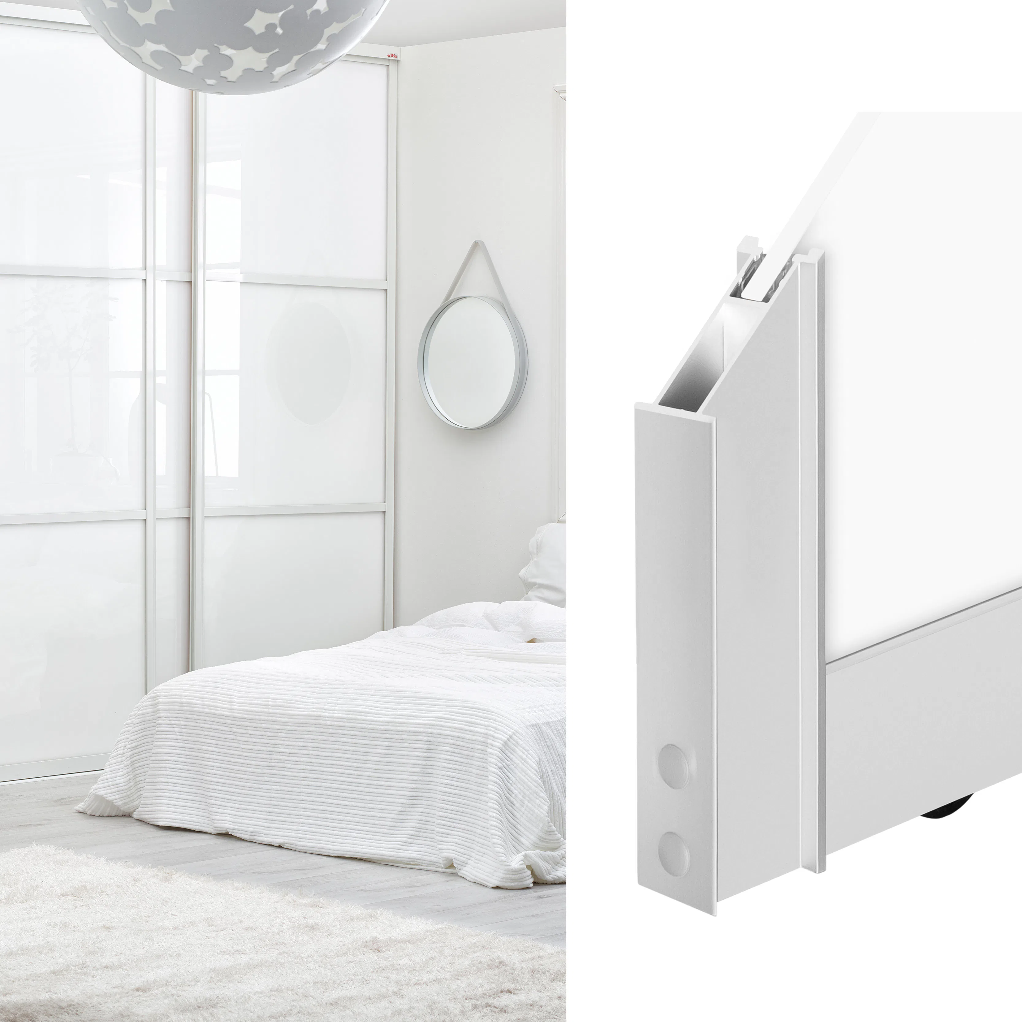 Skjutdörr Elfa Artic Trio