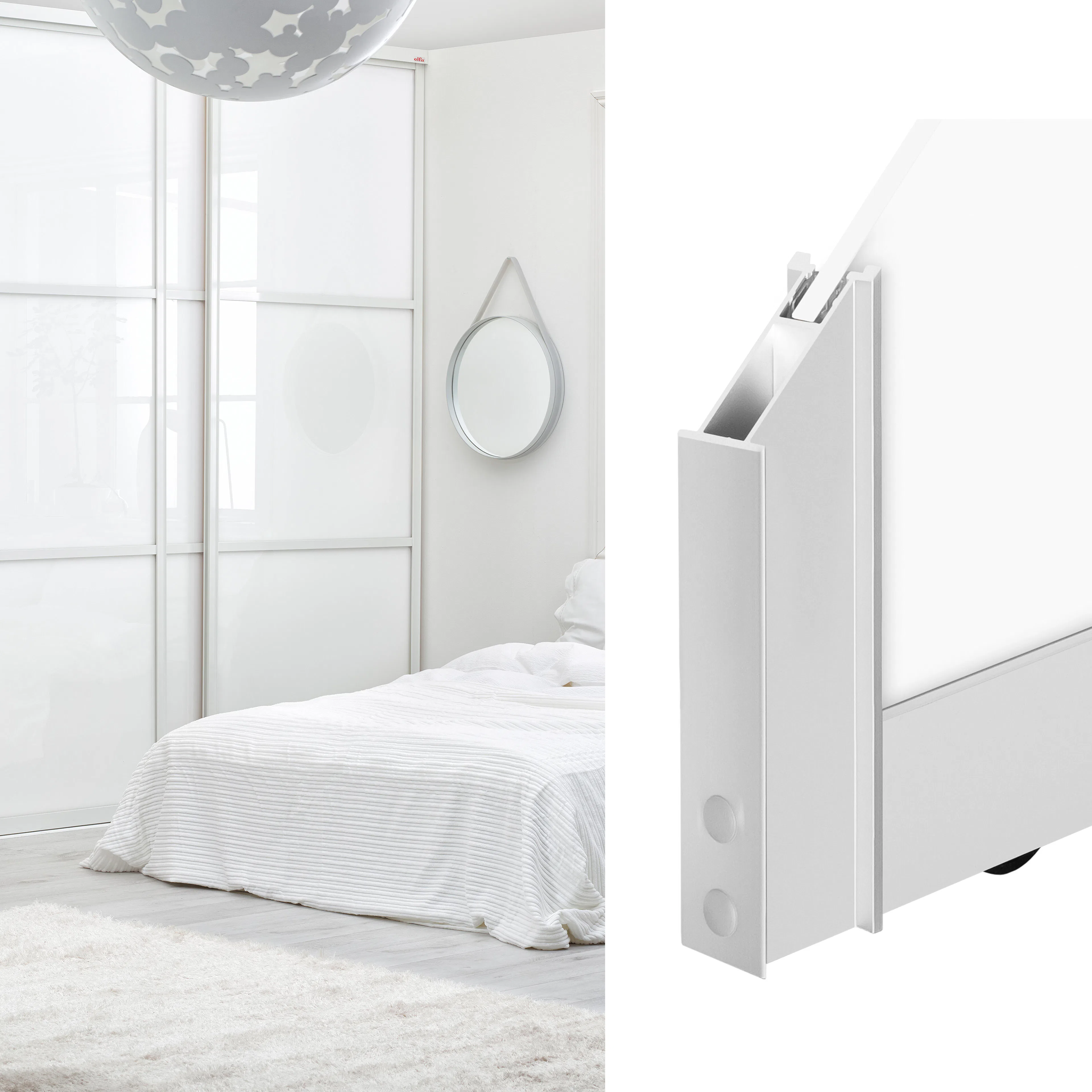 Skjutdörr Elfa Artic Trio