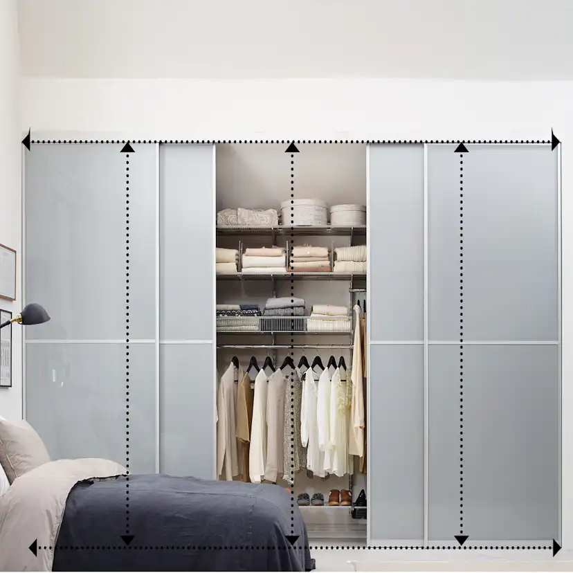 Skjutdörr Elfa Artic Trio