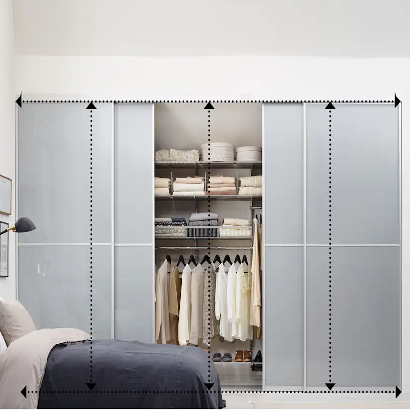 Skjutdörr Elfa Vista Duo