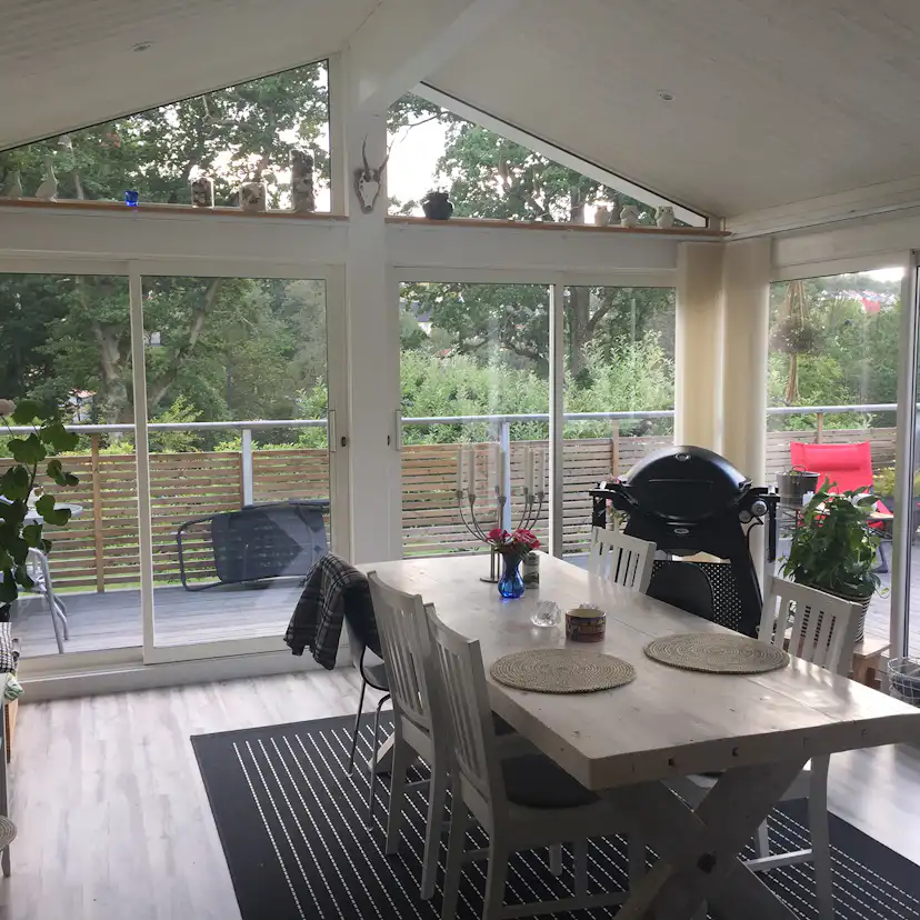 Skjutdörr Landskap Robust Året Runt 2-del