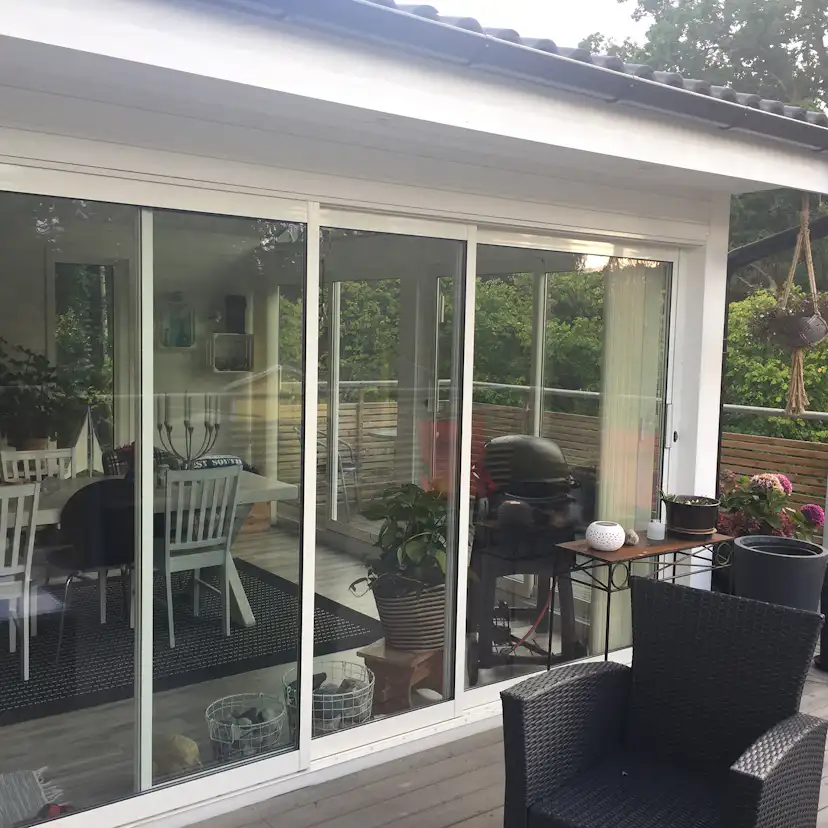 Skjutdörr Landskap Robust Året Runt 3-del