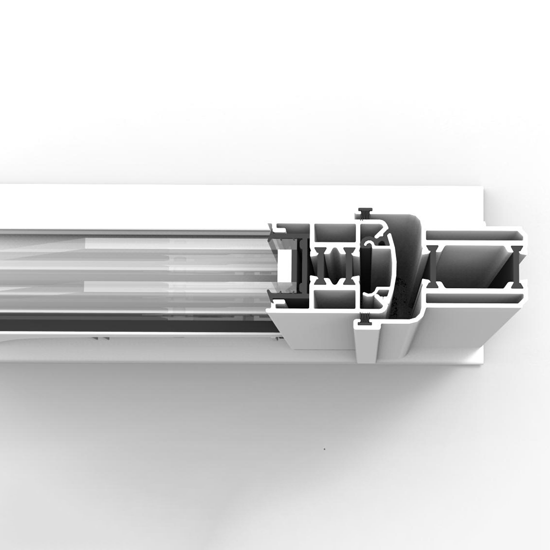 Skjutdörr Landskap Robust Året Runt 3-del