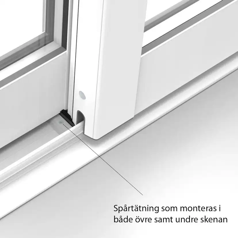 Skjutdörr Landskap Robust Året runt 3+3