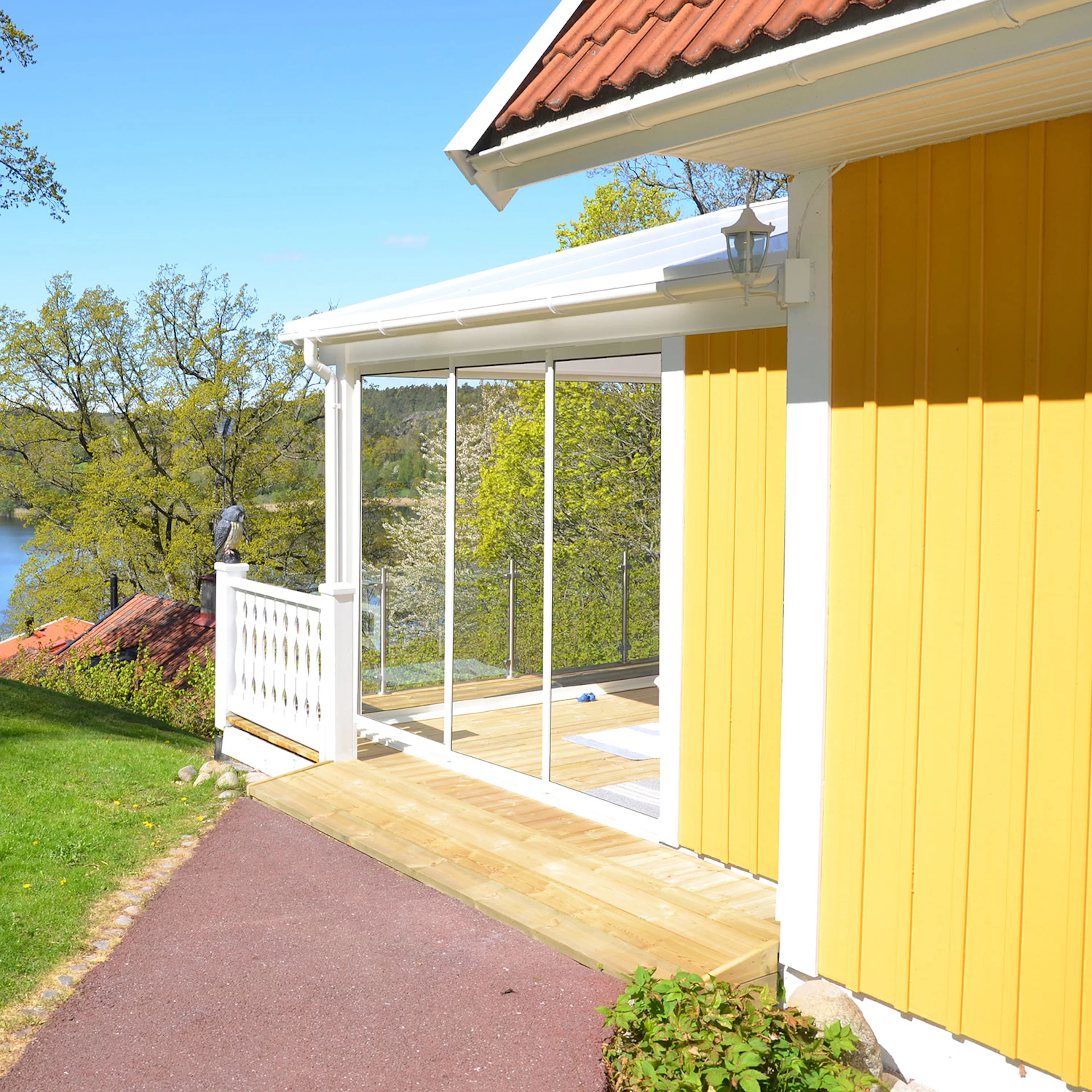 Skjutdörr Landskap Stadig Förlängd Sommar 3-del