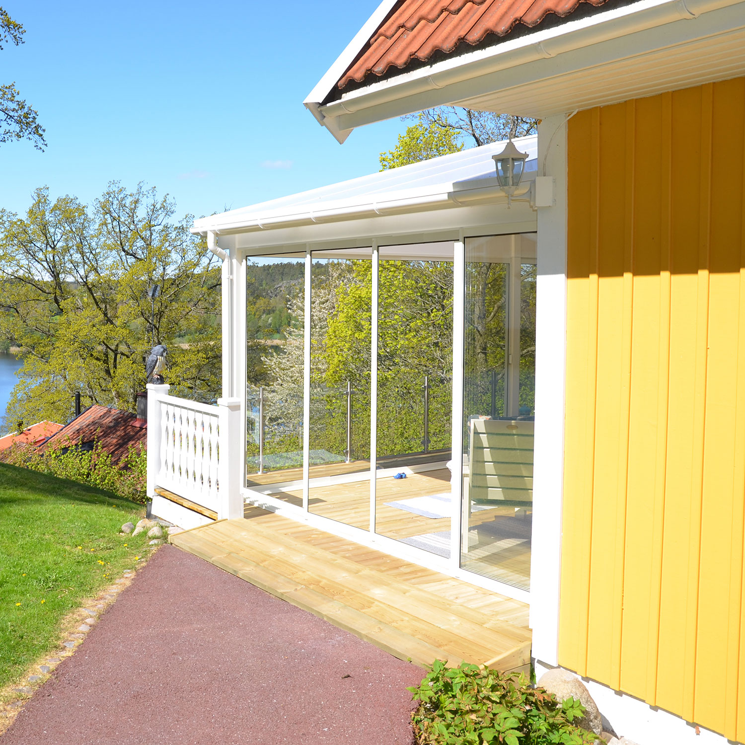 Skjutdörr Landskap Stadig Förlängd Sommar 4-del