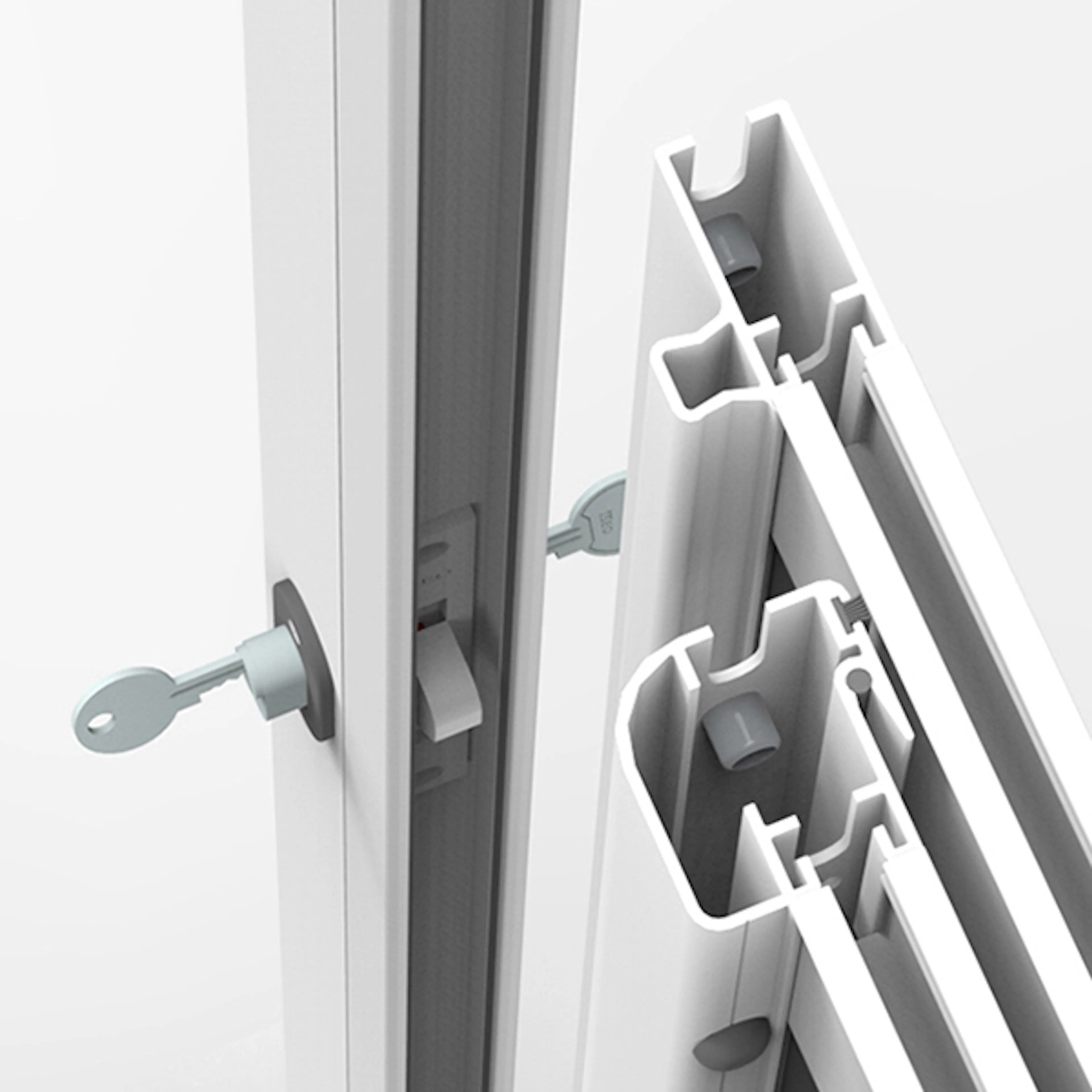 Skjutdörr Landskap Stadig Sommar 3-del