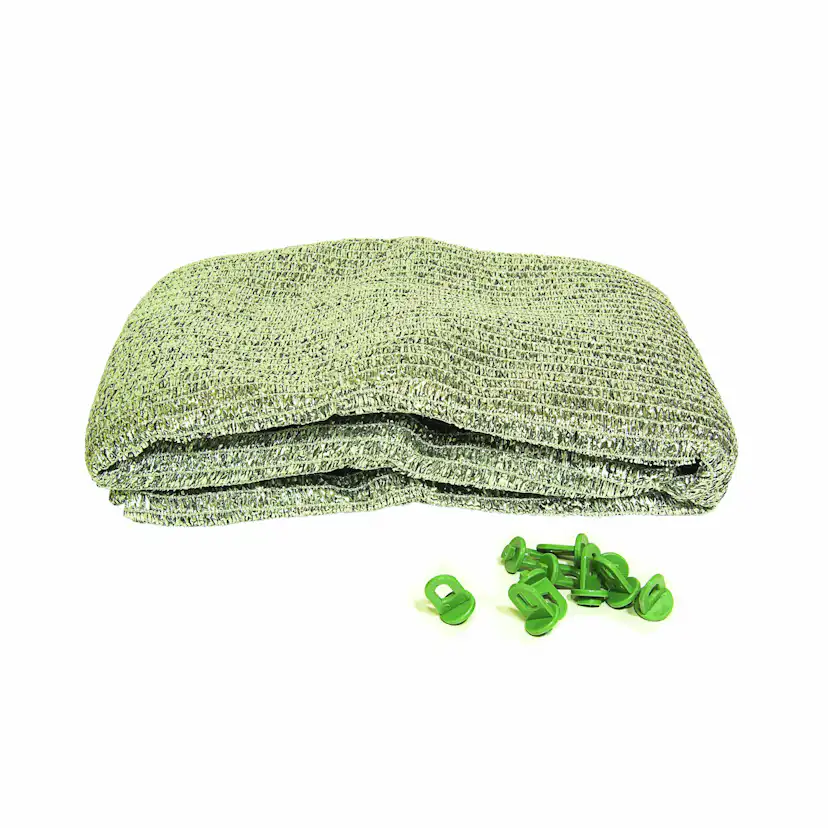 Skuggnät gop 184x240 med Monteringskrokar för Växthus