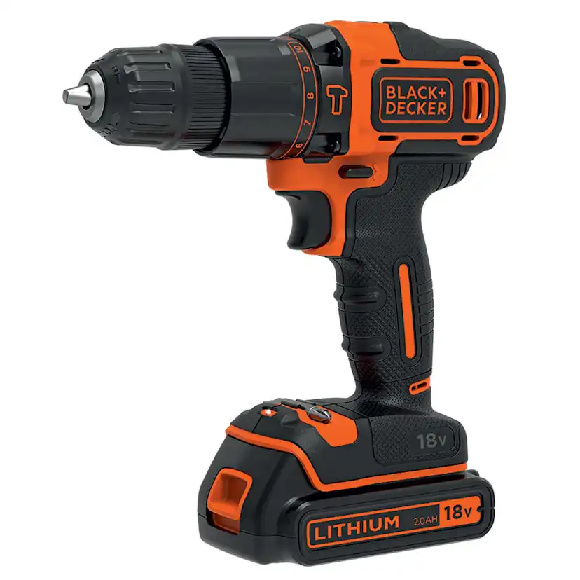 Slagborrmaskin Black+Decker 18V 1,5Ah Med Laddare