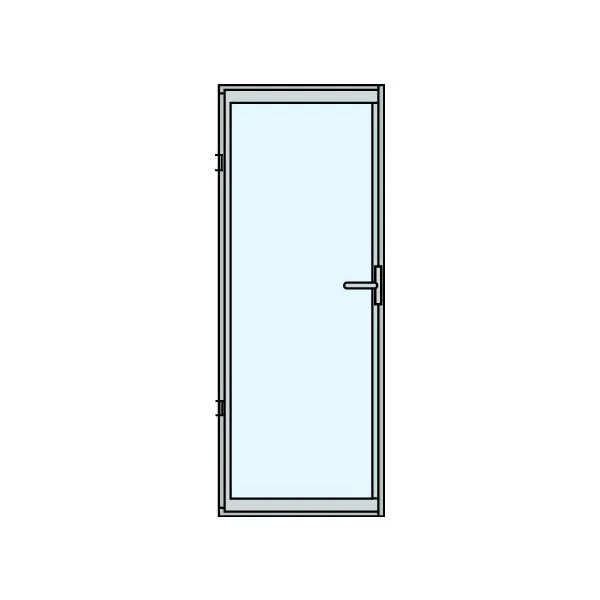 Slagdörr Halle Thermo 2-Glas