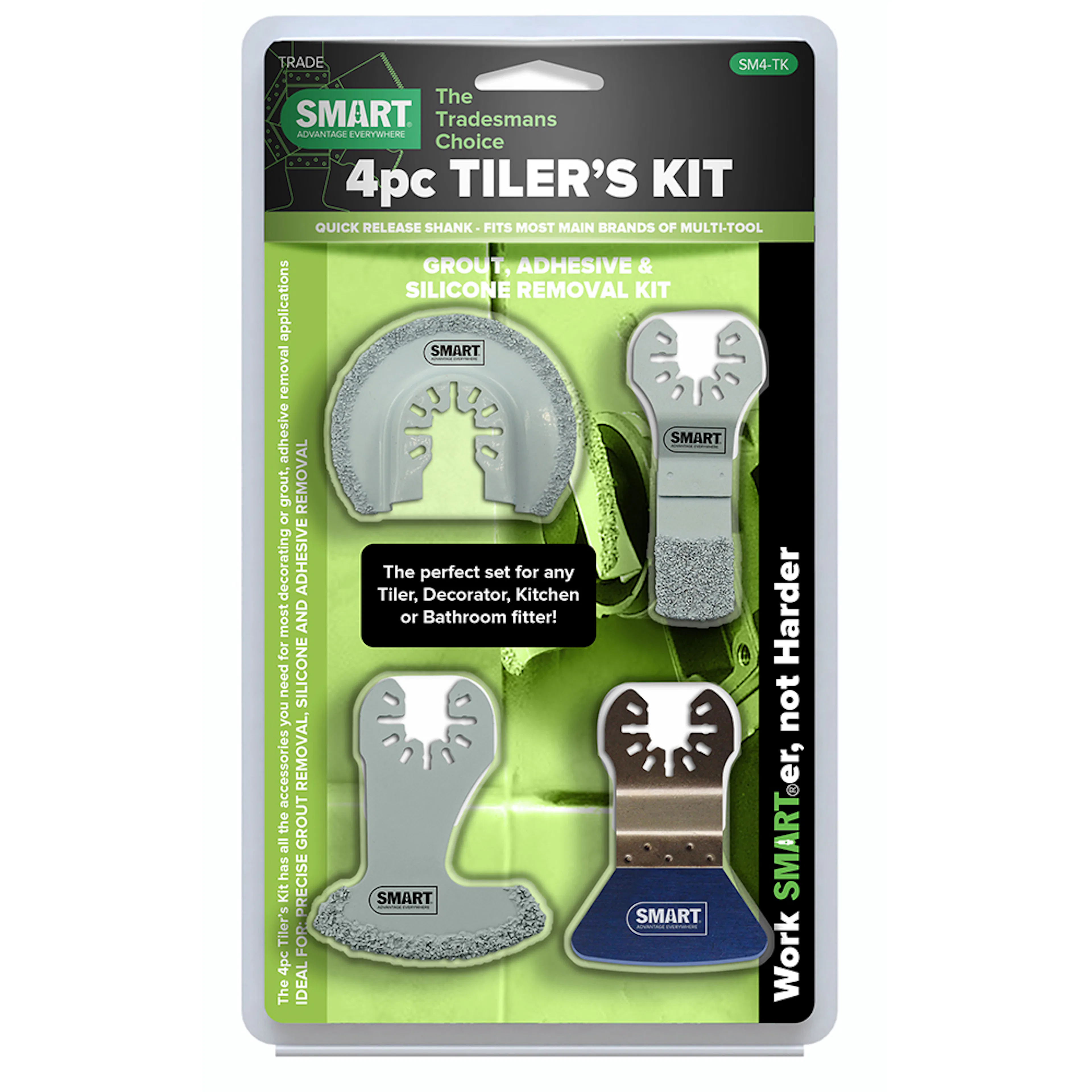 Sågblad Multiverktyg SMART Trade Multiblad för Plattsättare 4-pack