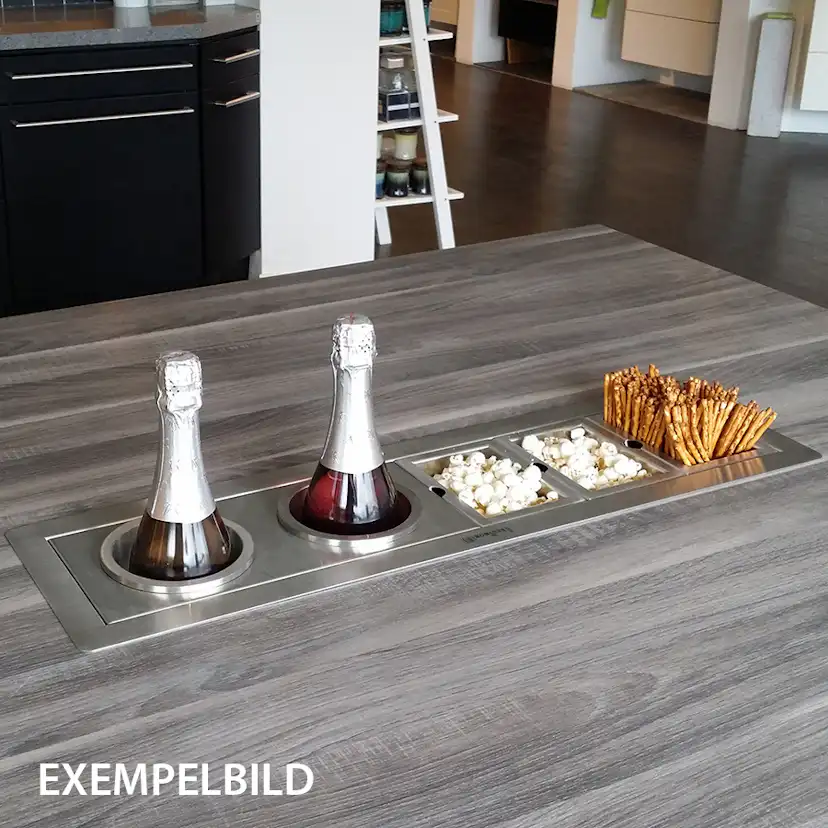 Diskho DecoSteel Manhattan 700 Rostfri Enkel med Korgventil & Vattenlås