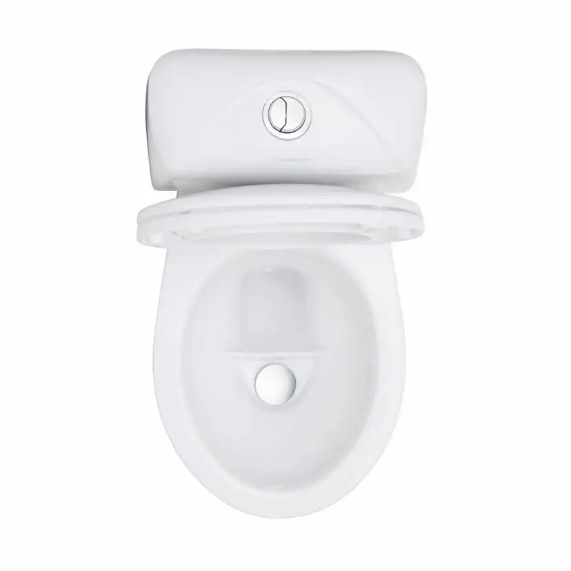 Snålspolande Toalettstol Wostman EcoFlush 1 L med WC-stos