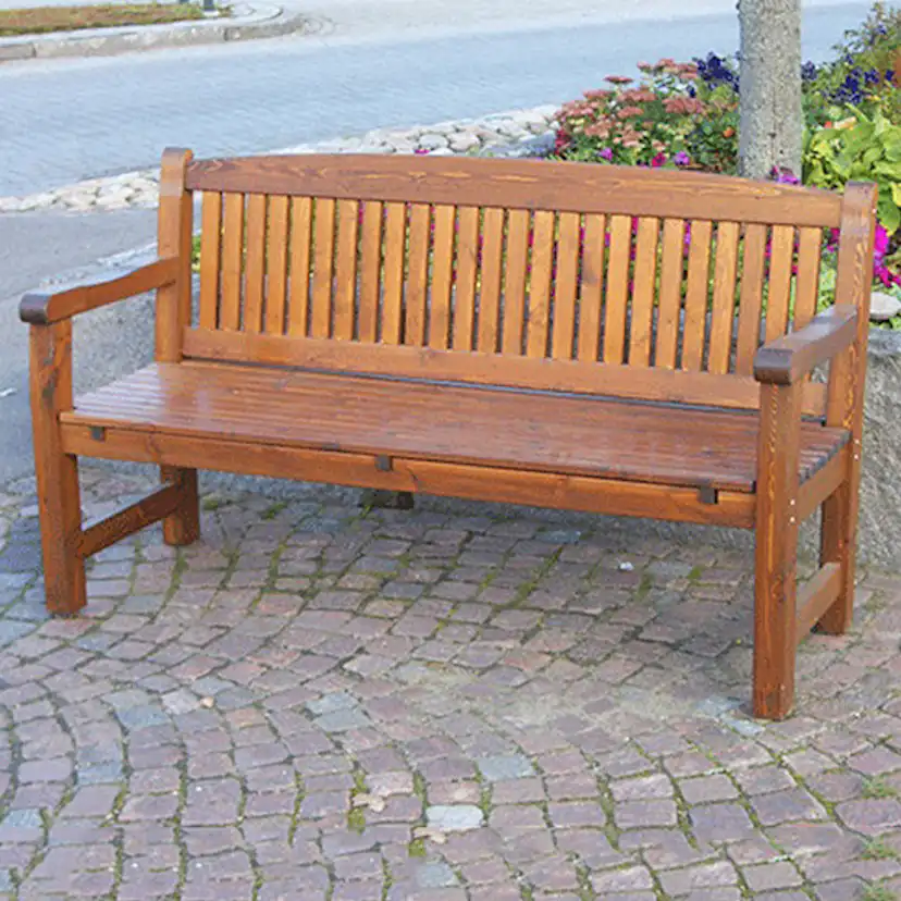 Utesoffa Eden Wood Kattvik 3-sits