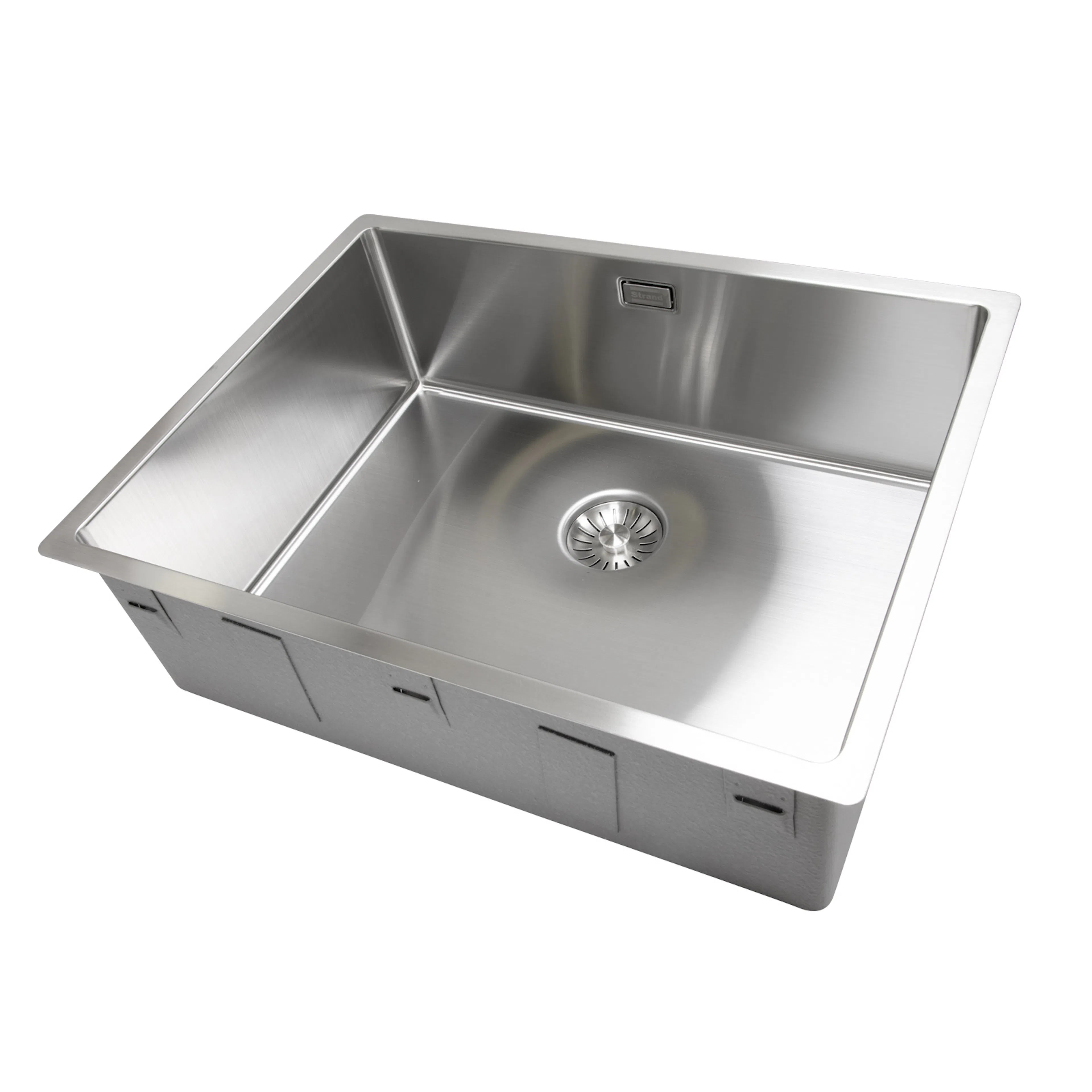 Enkelvask Strand Stainless SOLID med clips