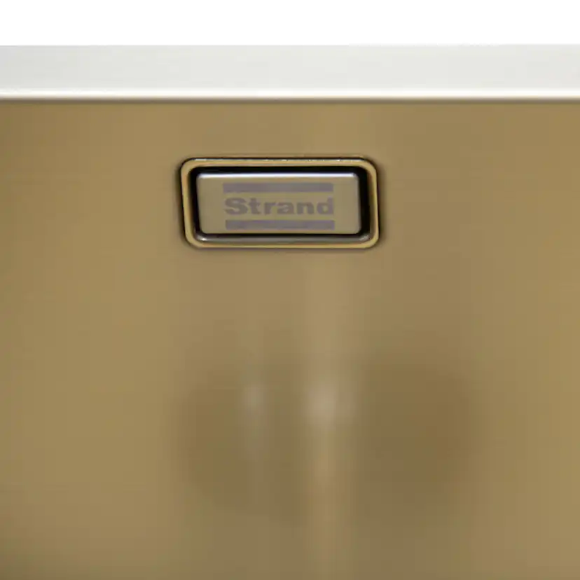 Enkelvask Strand Stainless SOLID med clips PVD Gold