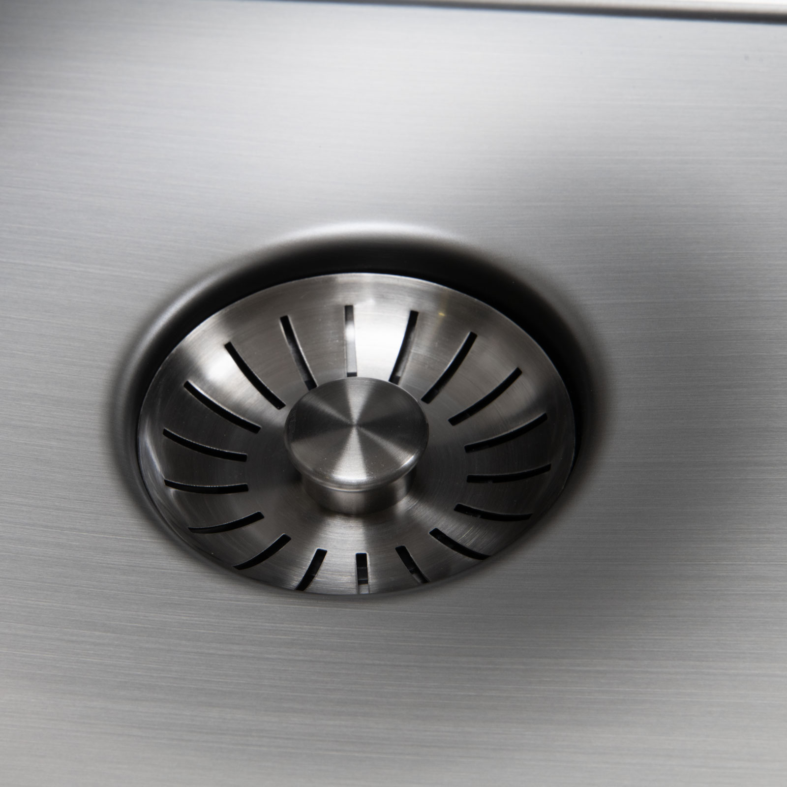 Enkelvask Strand Stainless SOLID med clips PVD Gun Metal