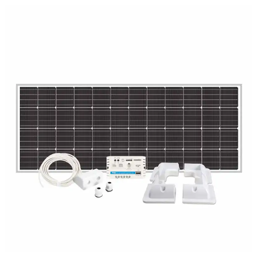 Solpanelspaket Sunwind 120 W Husvagn och Husbil Hörn