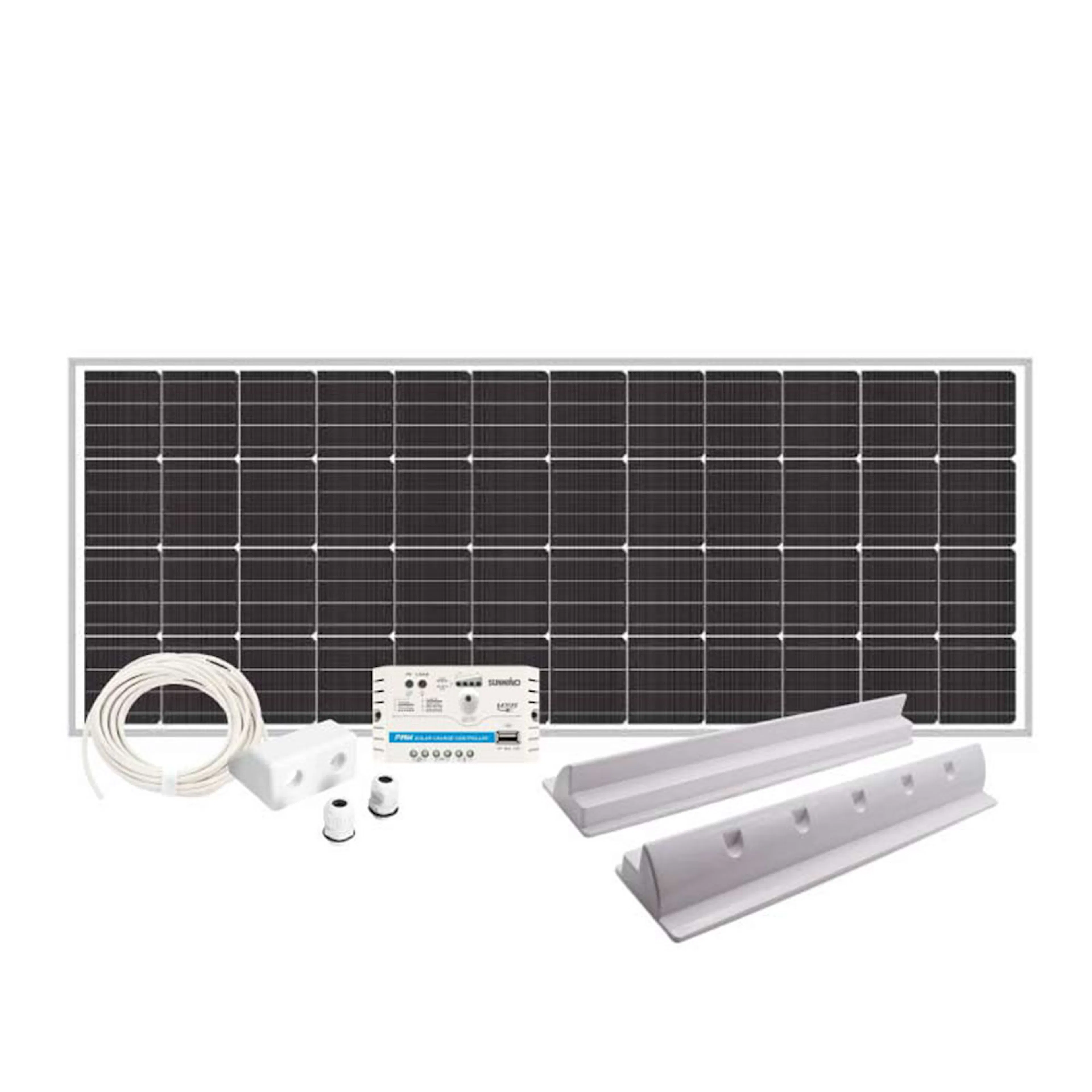 Solpanelspaket Sunwind 120 W Husvagn och Husbil Spoiler