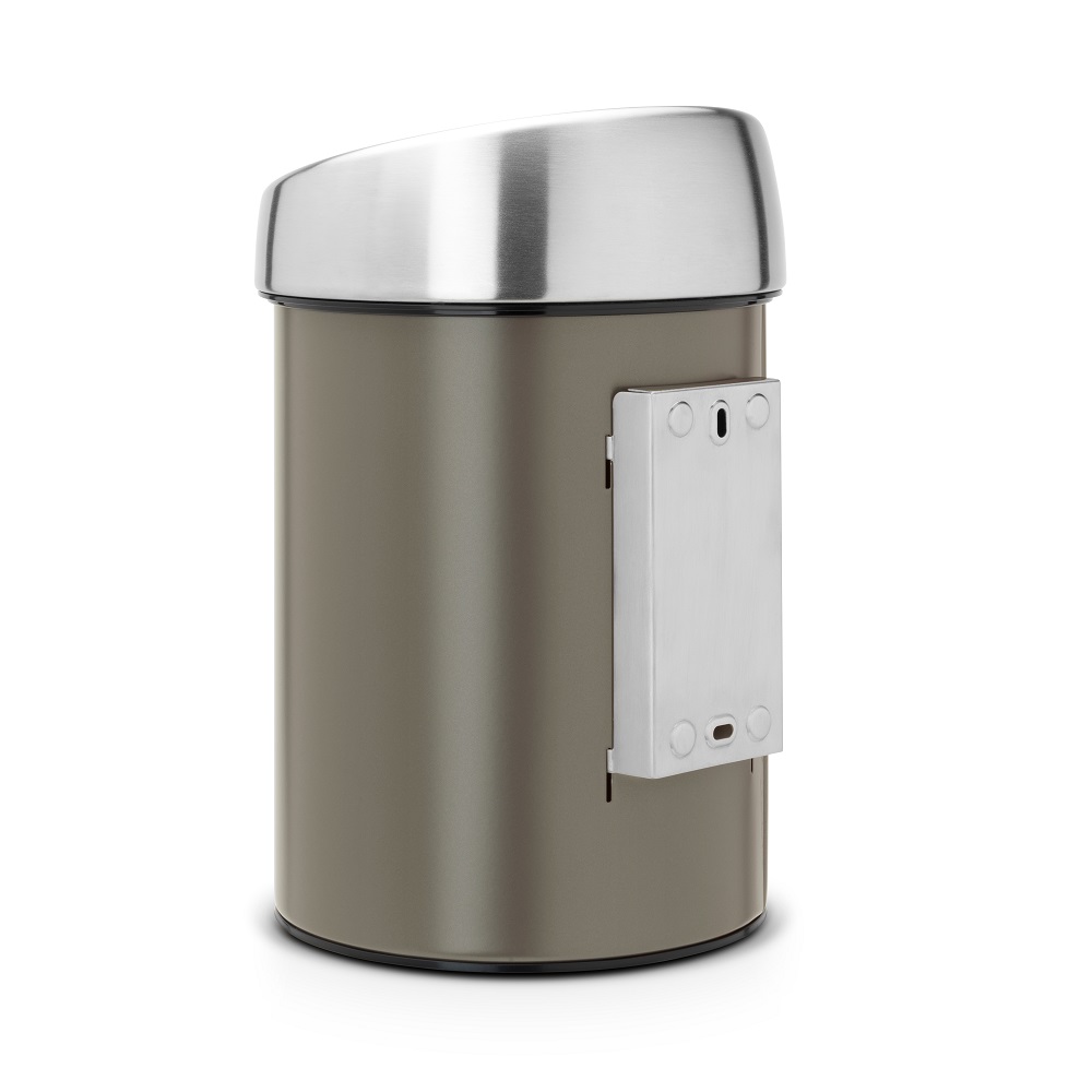 Soptunna Brabantia Touch Bin 3 L Brilliant Steel