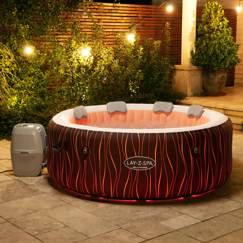 Uppblåsbart Spabad Bestway Lay-Z Hollywood Airjet